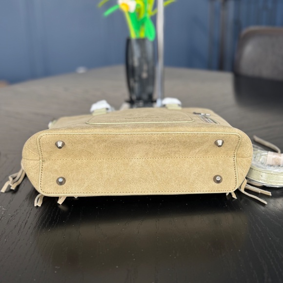 Trinity Ranch Aztec Tooled Fringe Concealed Carry Tote/Crossbody + Wallet Green - Picture 6 of 8